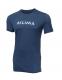 aclima lightwool t-shirt logo herre - insignia blue