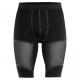 aclima woolnet shorts long herre - jet black