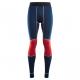 aclima lightwool reinforced longs herre - insignia blue/blithe/high risk red