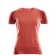 aclima lightwool sports t-shirt dame - burnt sienna/red ochre