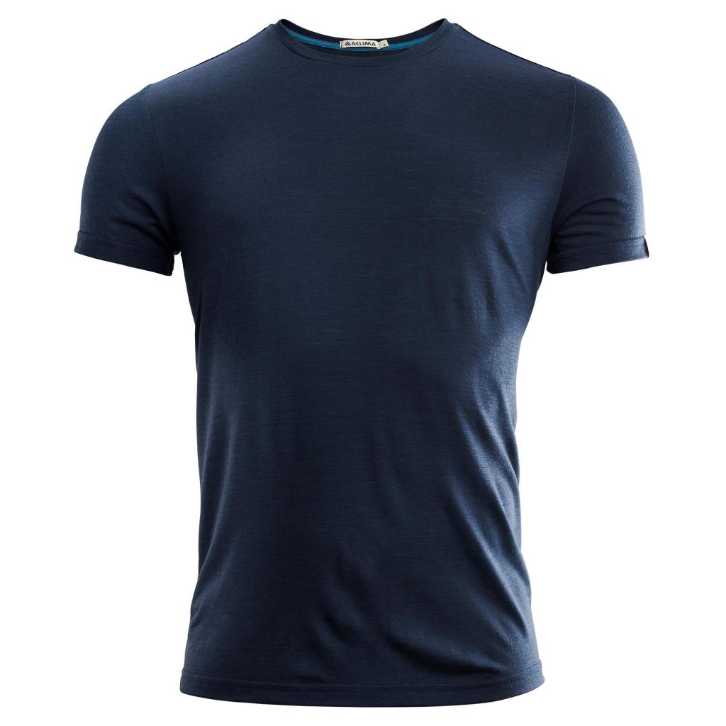 aclima lightwool t-shirt herre - navy blazer