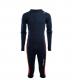 aclima warmwool overall ¾ herre - navy blazer/red ochre
