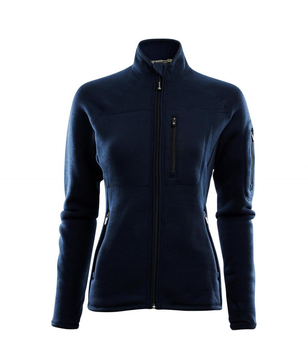 aclima fleecewool jacket dame - navy blazer