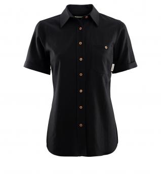 aclima leisurewool short sleeve shirt dame - navy blazer