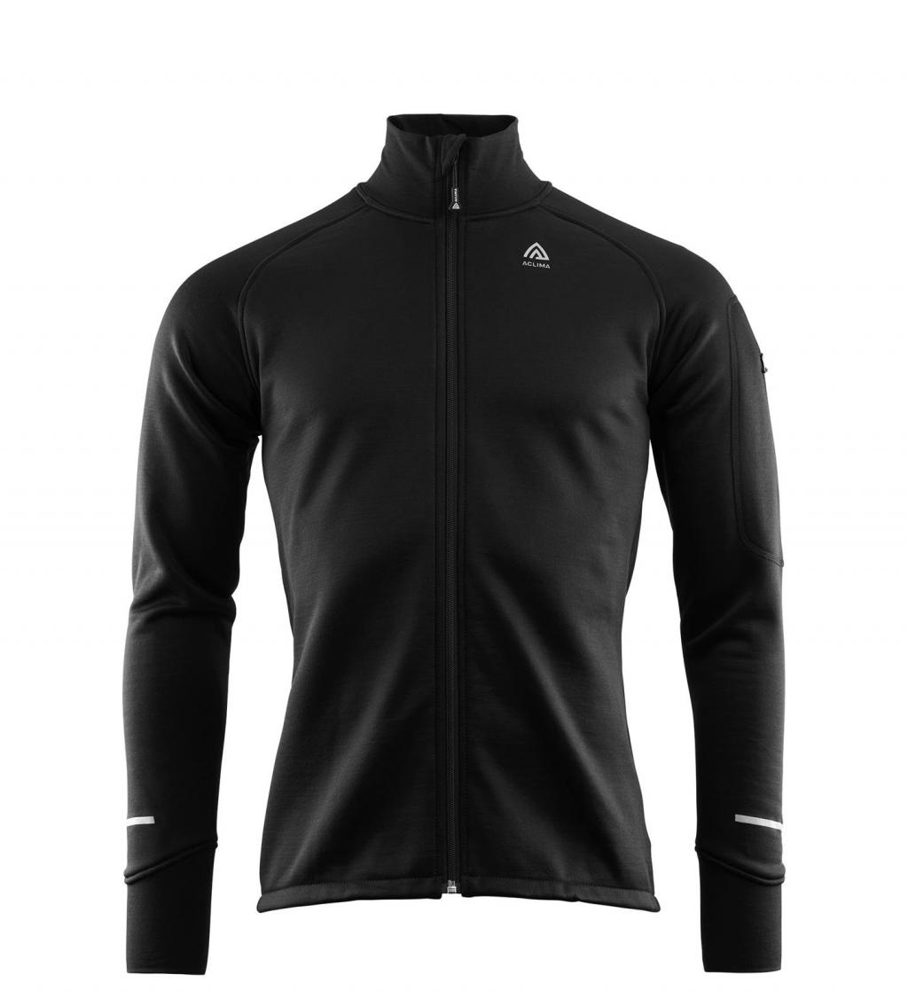 aclima woolshell sport jacket herre - jet black