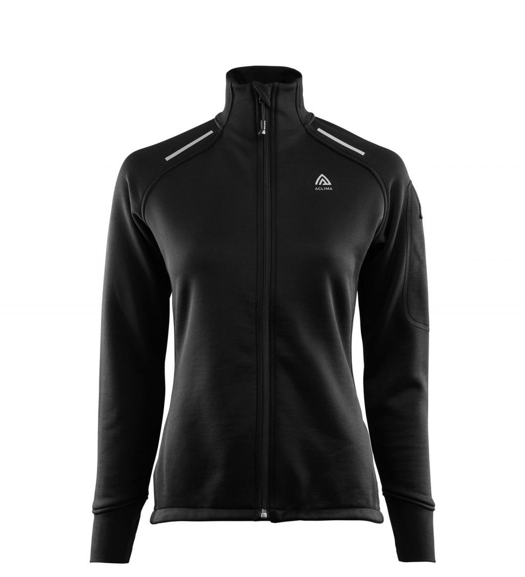 aclima woolshell sport jacket dame - jet black